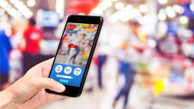 What is AR's role in retail mobile apps going forward?