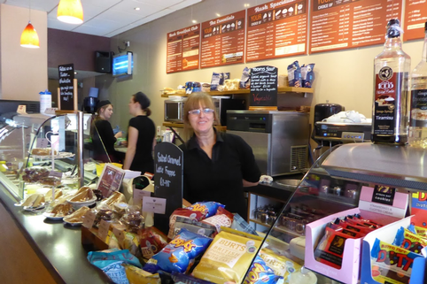 Inside Hush, the Old Town Street cafe which has now closed