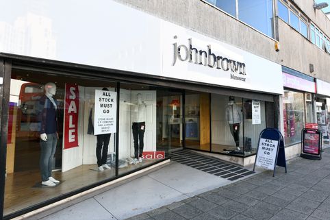 John Brown Menswear, Mayflower Street is due to close down