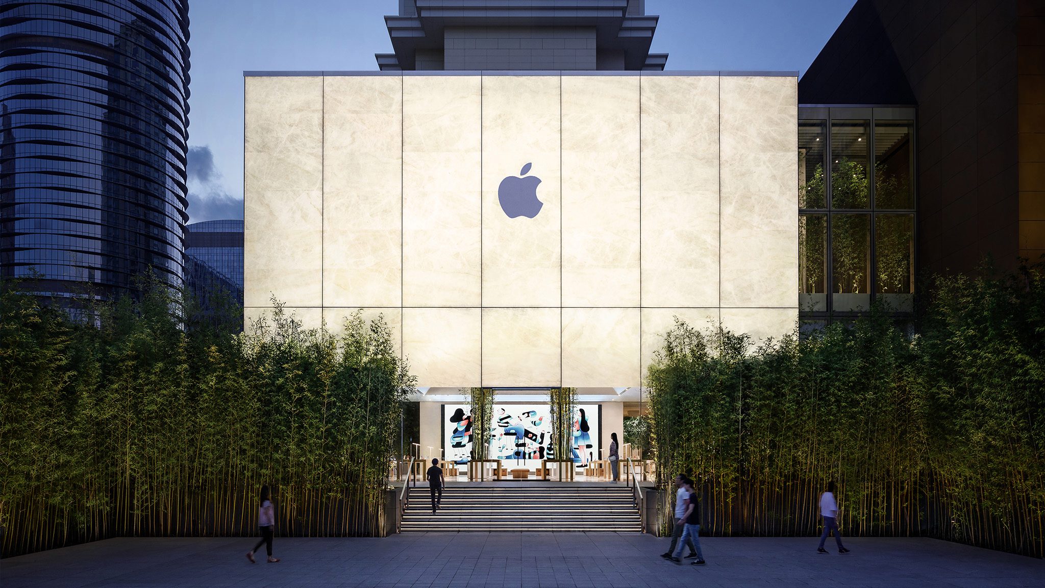 Photos: Waterside Shops Apple Store reopens with new design - 9to5Mac