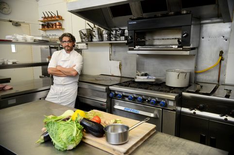 In the kitchen... Didier Franchet at Chloe's