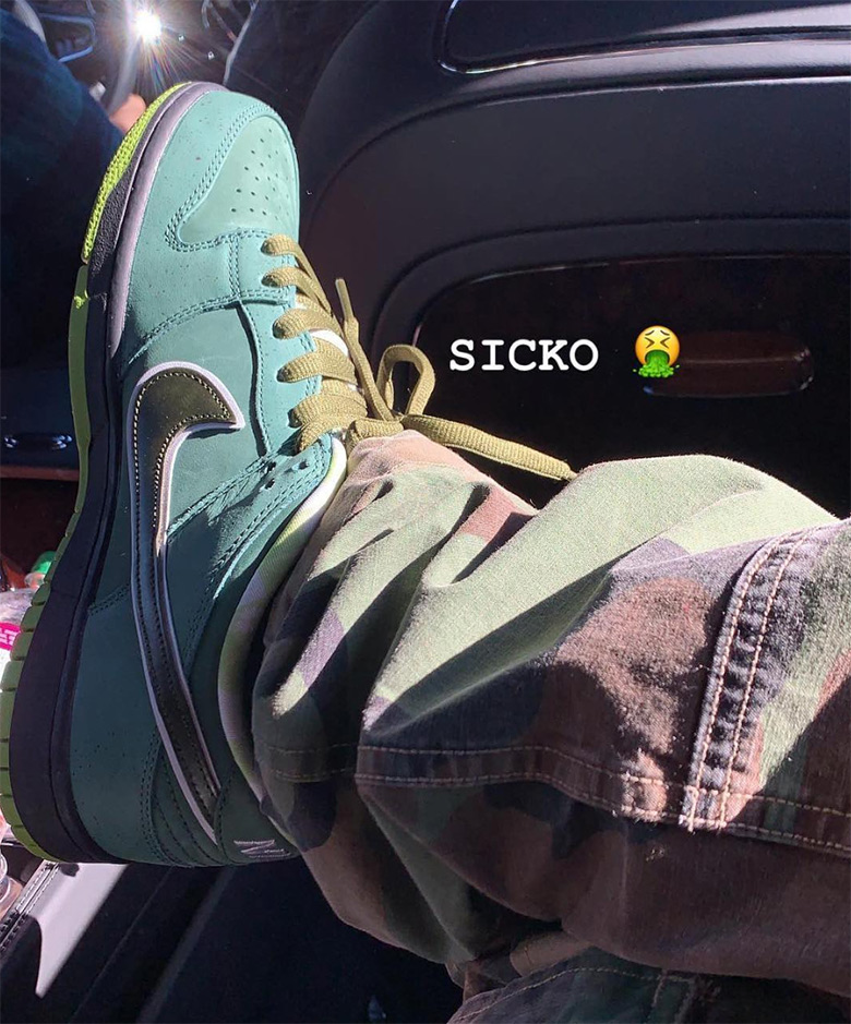 nike sb dunk low concepts green lobster