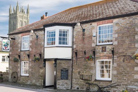 The celebrated Hawkins Arms in Probus