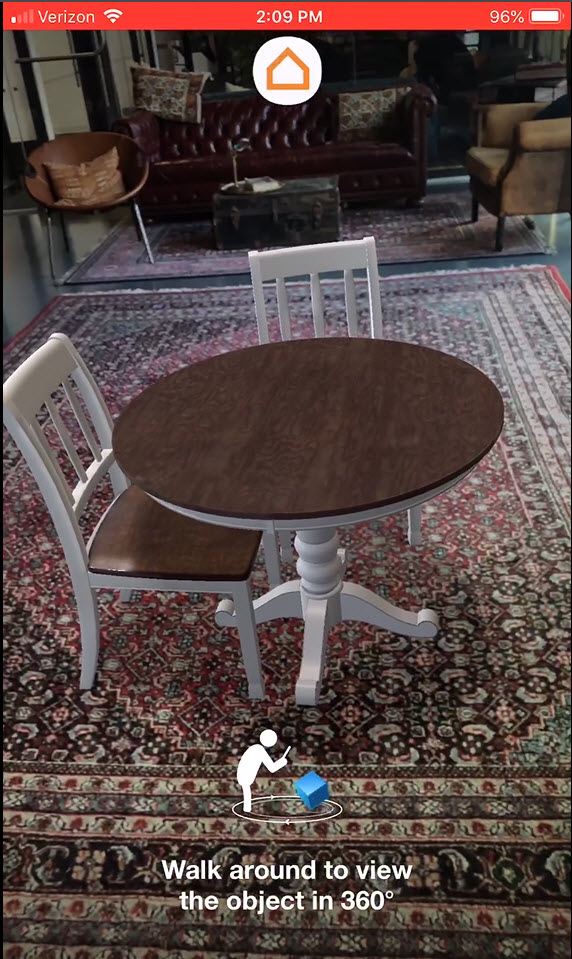 Ashley Furniture 3D AR ad