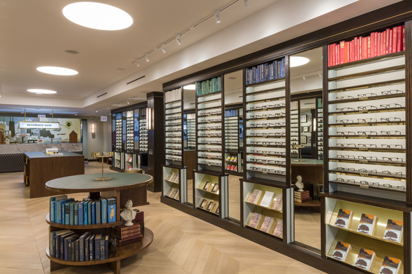 Warby Parker store, mobile POS system | Shopify Retail blog