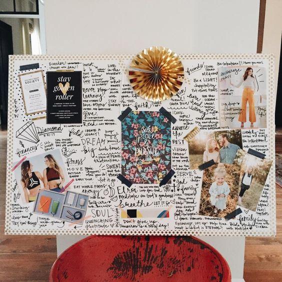 New Year's Vision Board
