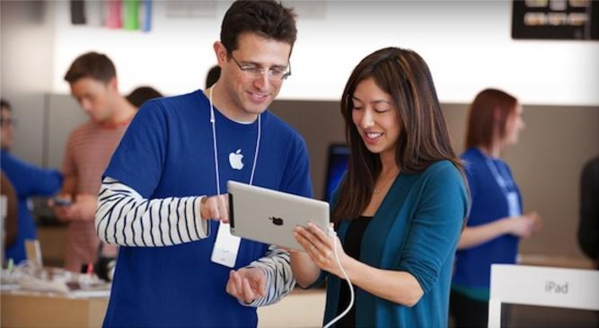 Apple Store, mobile POS system | Shopify Retail blog