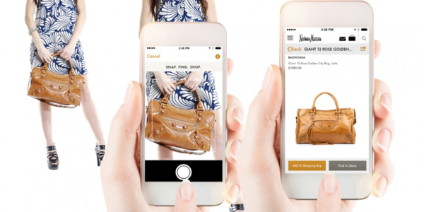 Neiman Marcus visual search | Shopify Retail blog