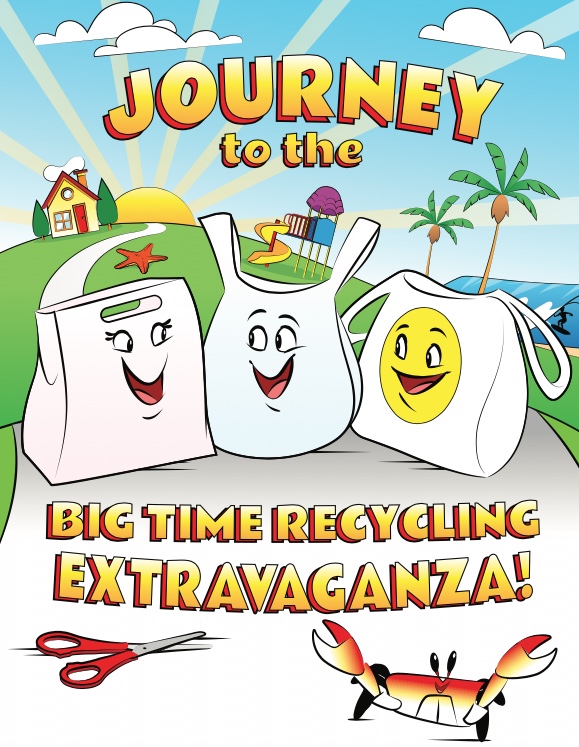 Journey to the Big Time Recycling Extravaganza coloring book