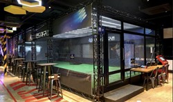 Virtual batting cages at Legends Heroes Park in Macau - IMAGE LEGENDS HEROES PARK