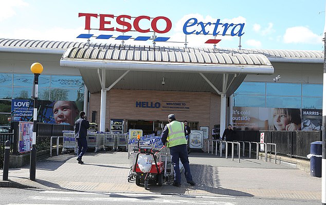 The changes at the stores in Watford (pictured today) and Swindon come as customers become increasingly aware of the harm caused by plastic packaging that cannot be recycled