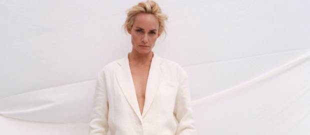 Amber Valletta for a Zara campaign