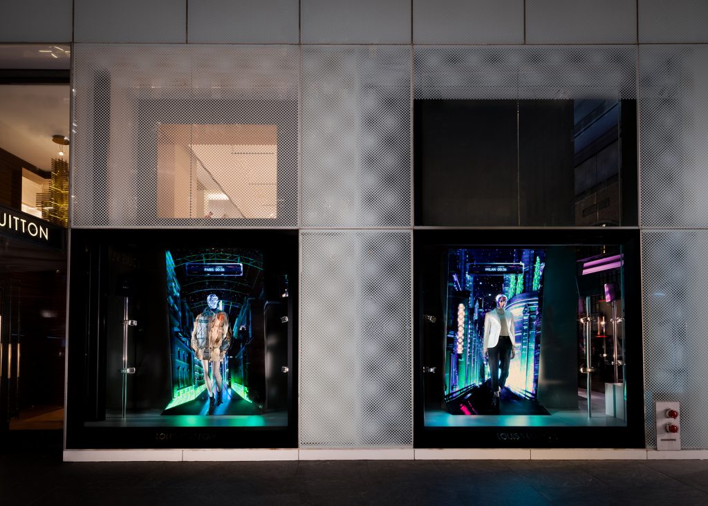 Lightning in Louis Vuitton window display - Harajuku - Gaming post - Imgur