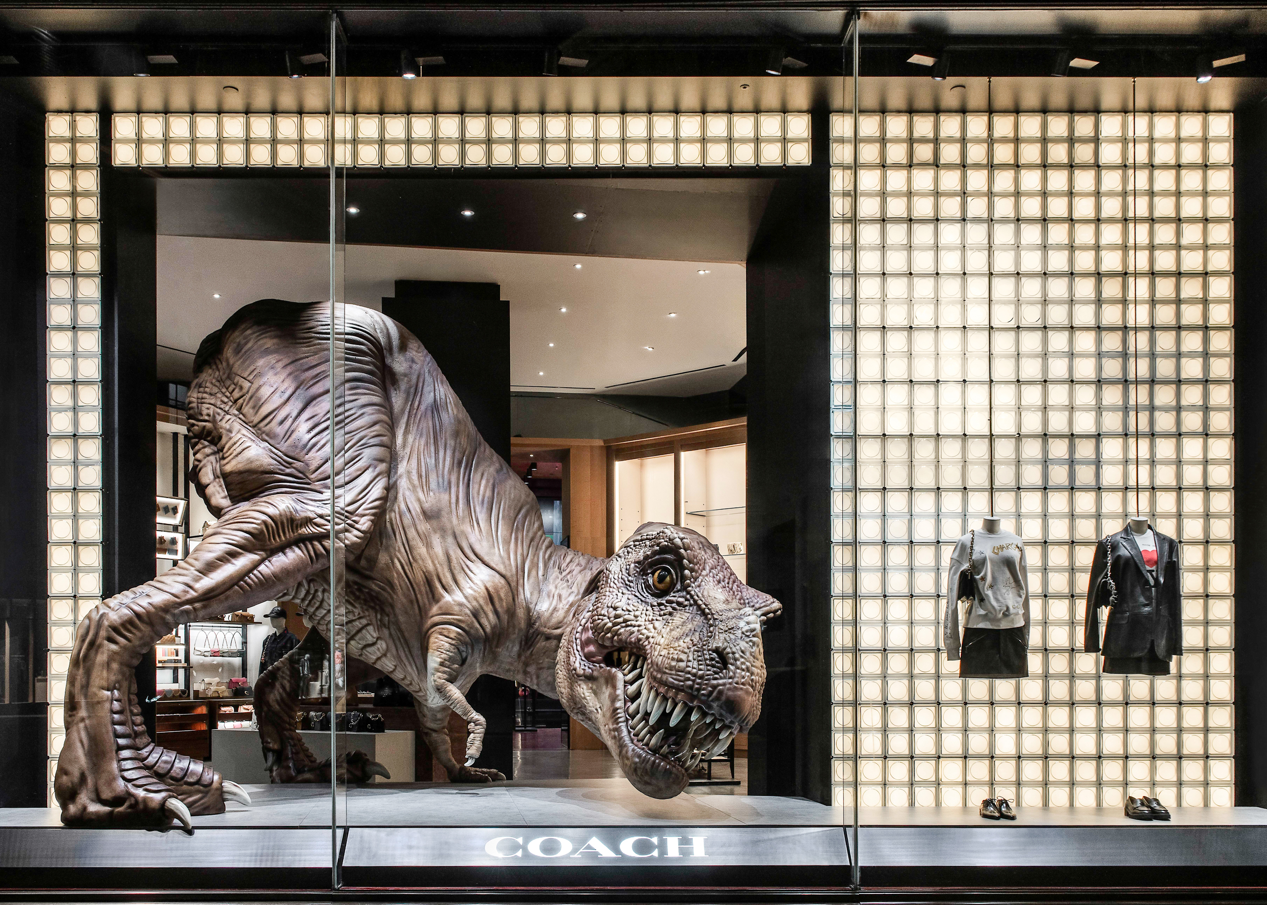 Coach Unleashes Rexy: A Larger-than-Life Installation on London's
