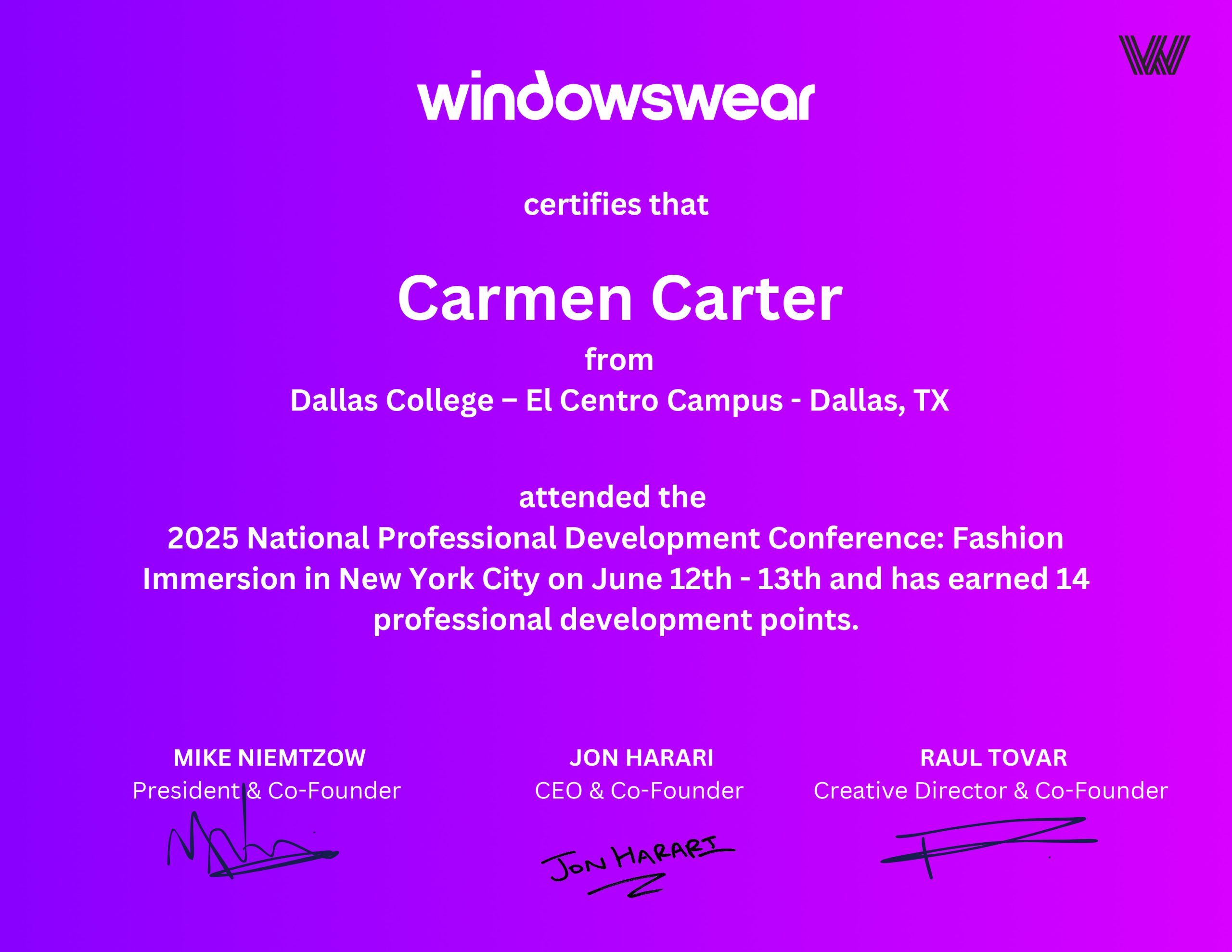 CARMEN CARTER