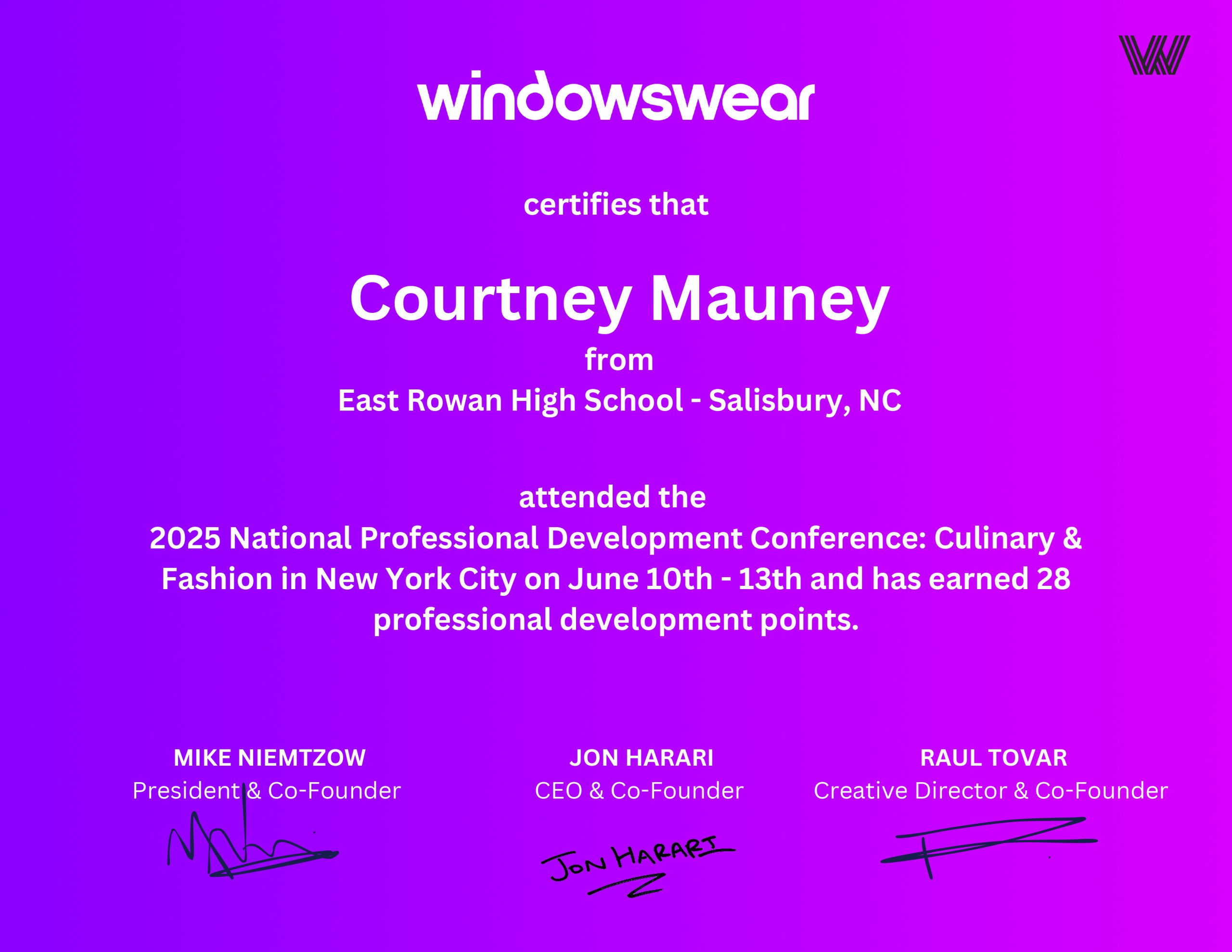 COURTNEY MAUNEY