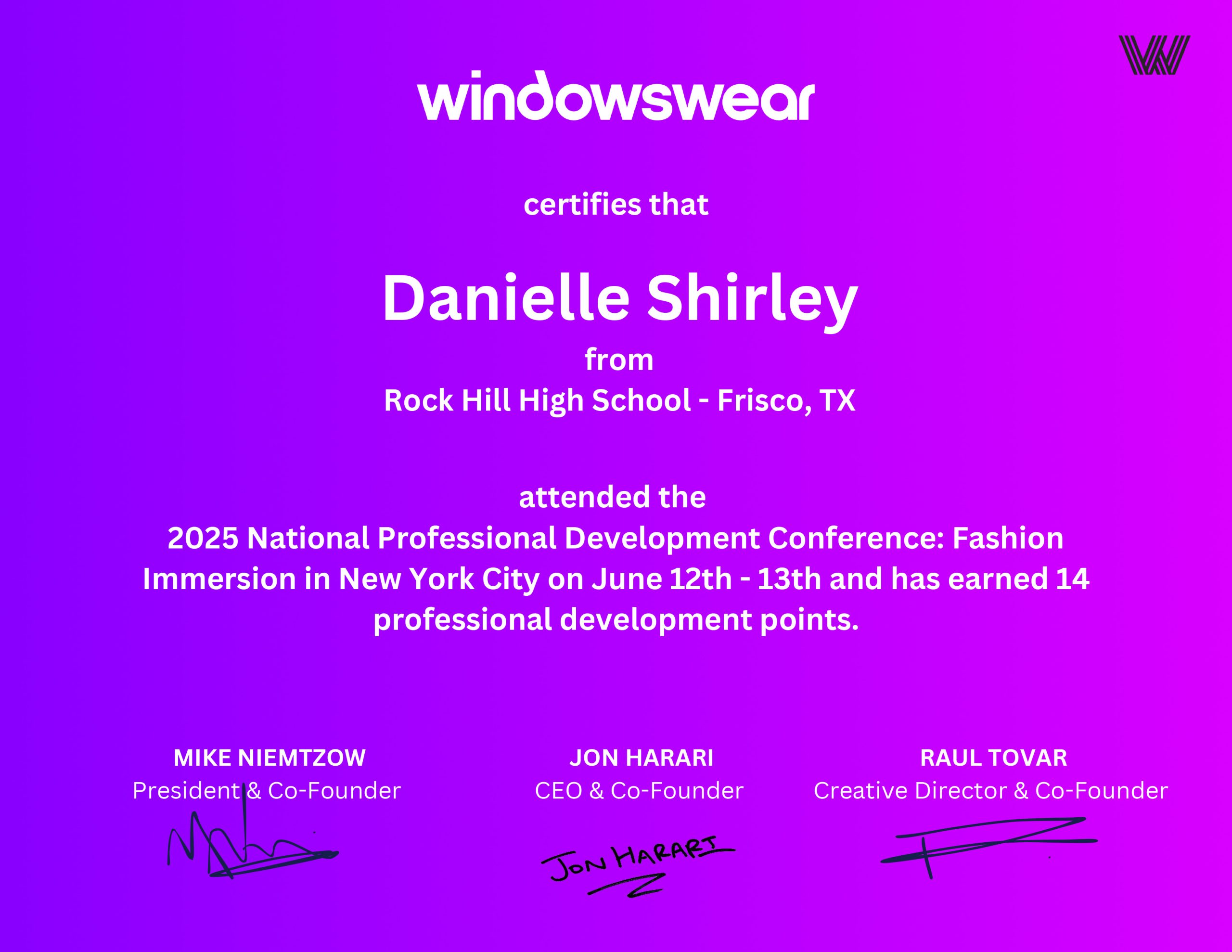 DANIELLE SHIRLEY