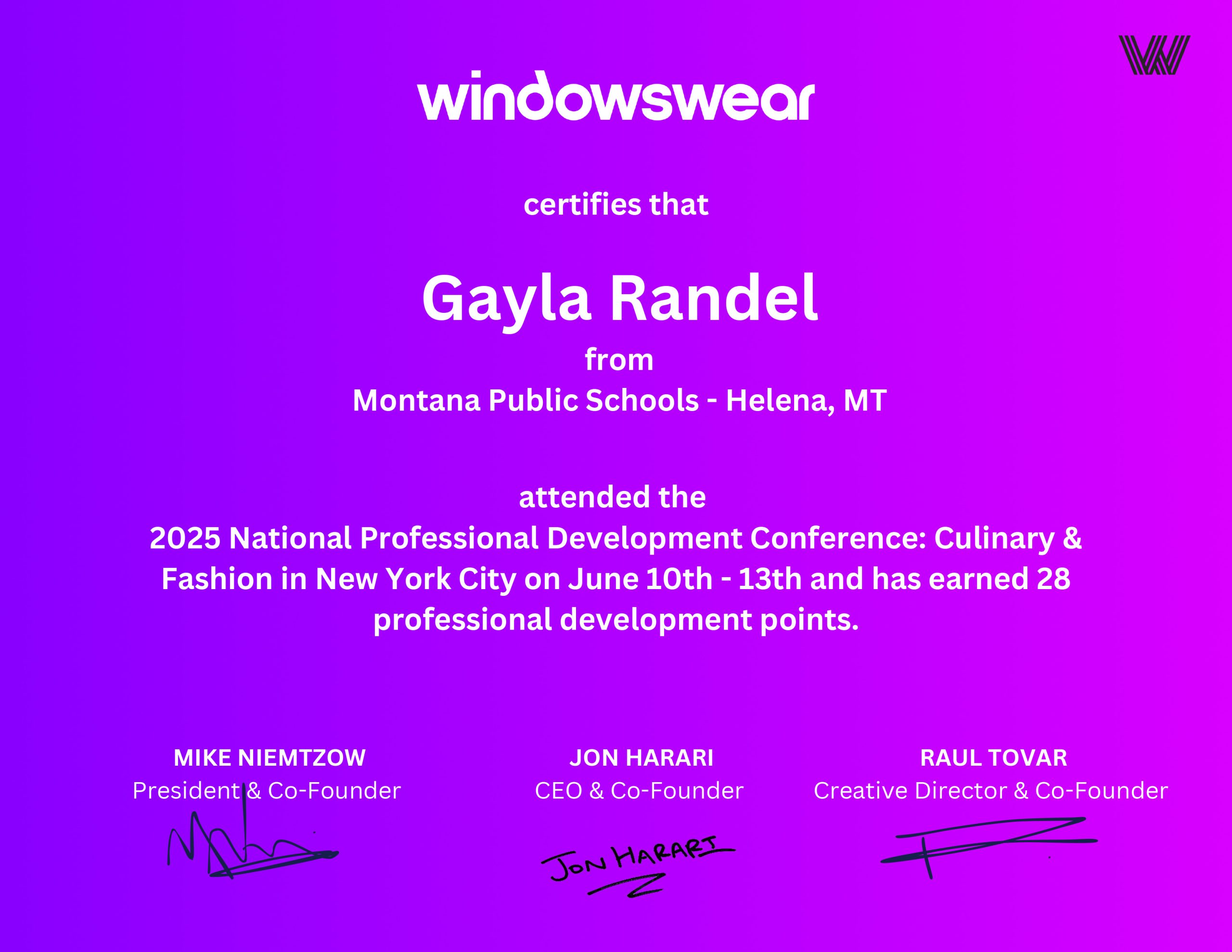 GAYLA RANDEL