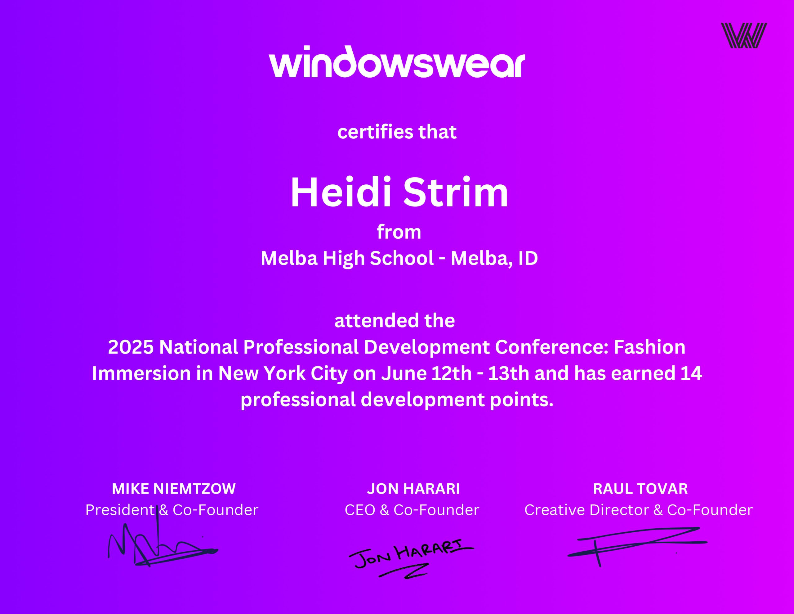 HEIDI STRIM