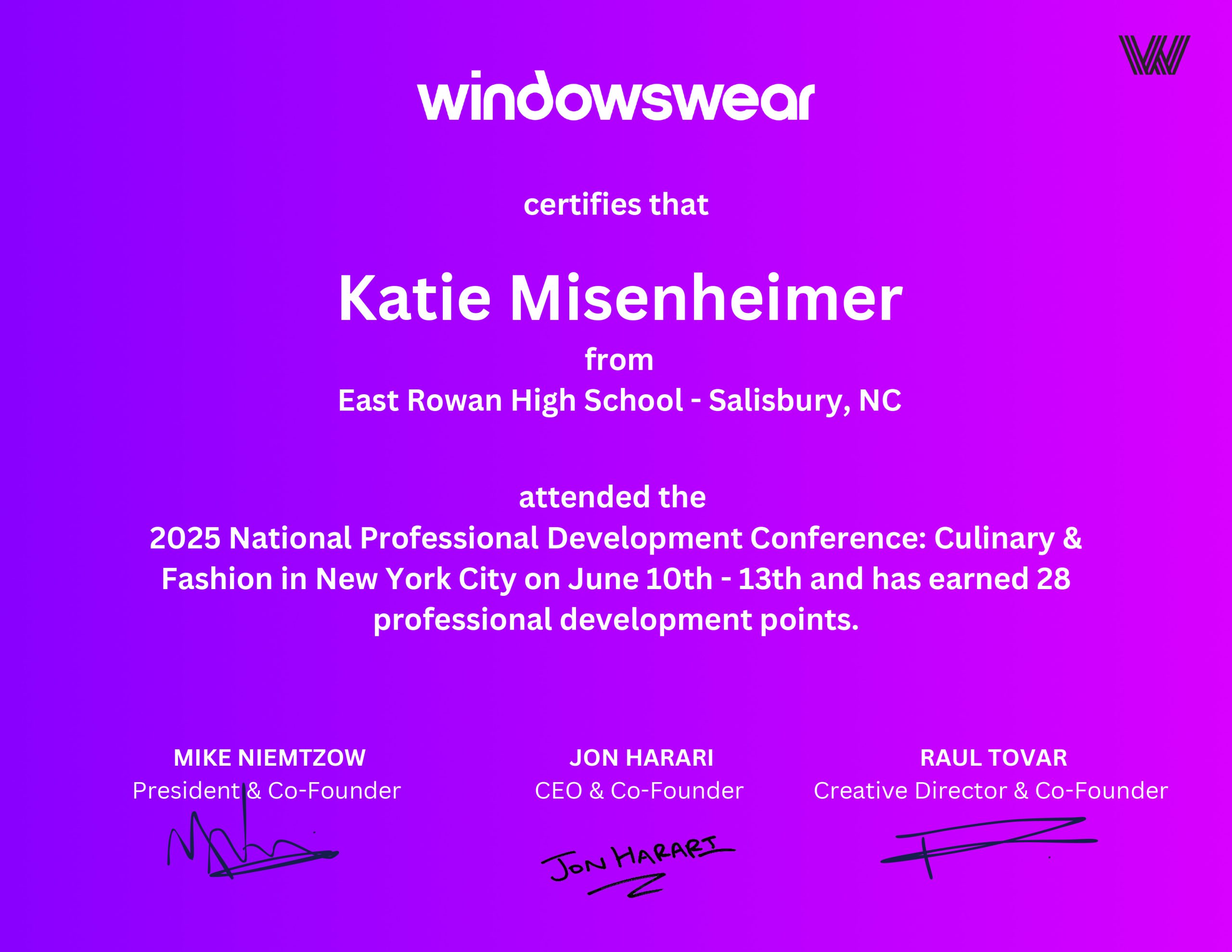 KATIE MISENHEIMER