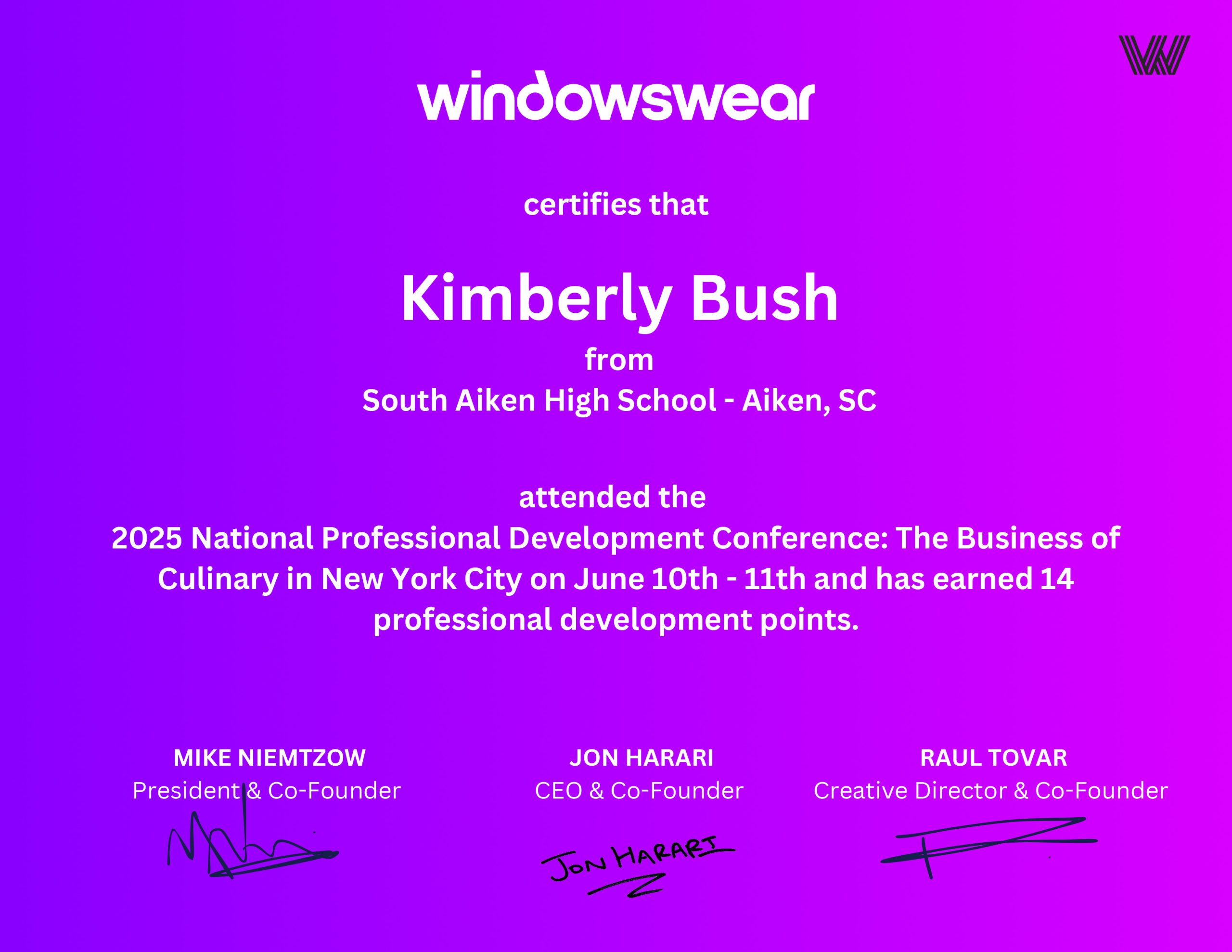 KIMMBERLY BUSH