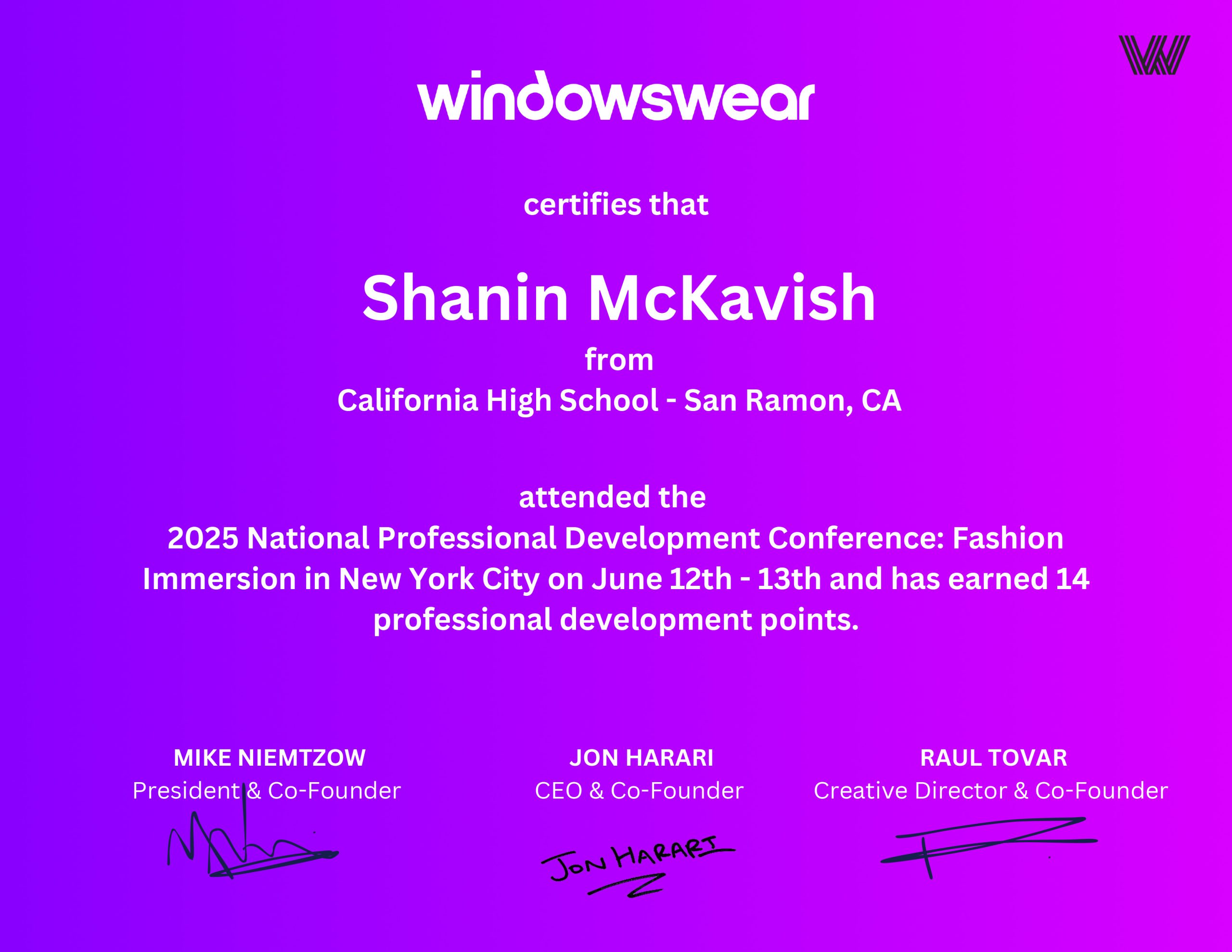 SHANNIN MCKAVISH