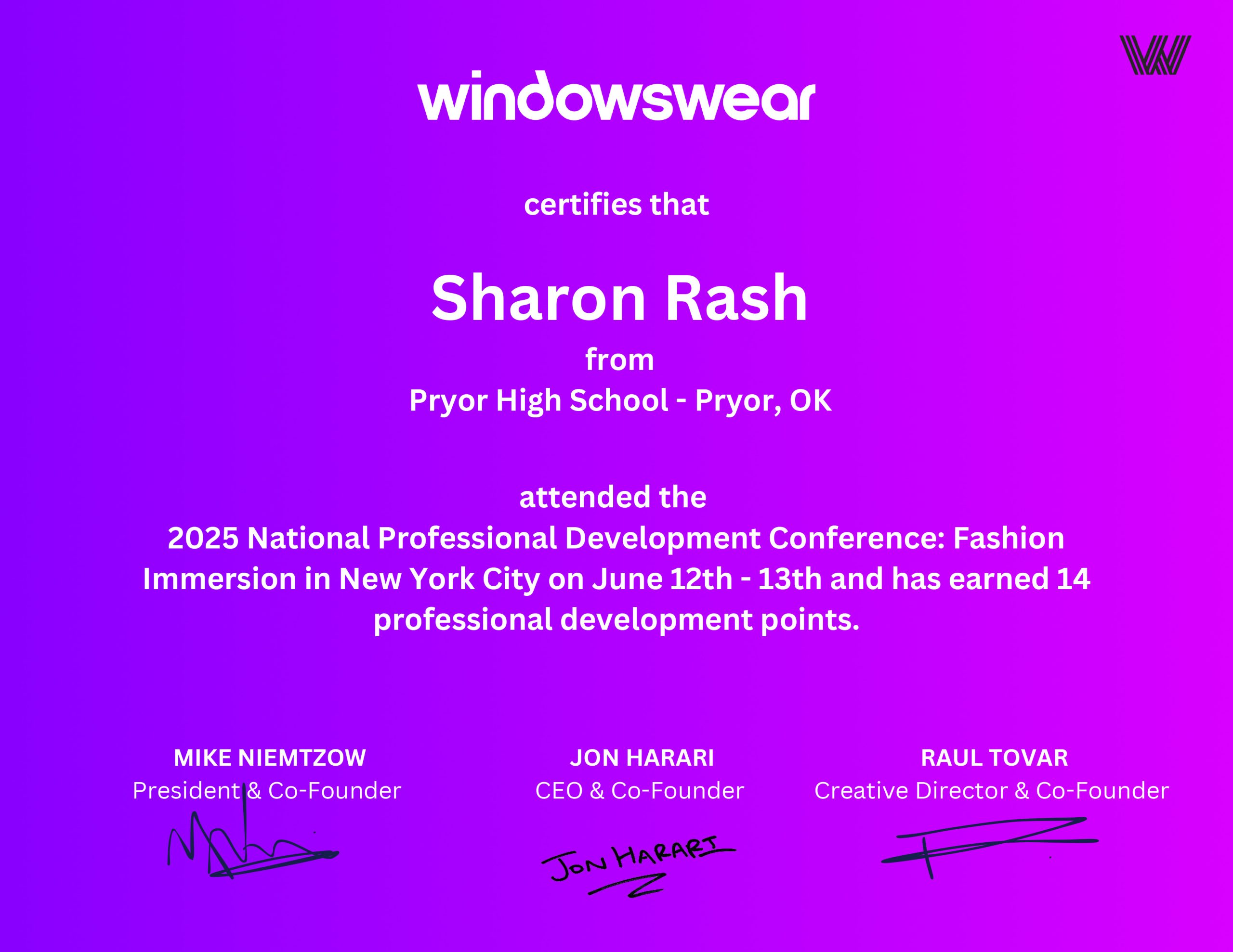 SHARON RASH