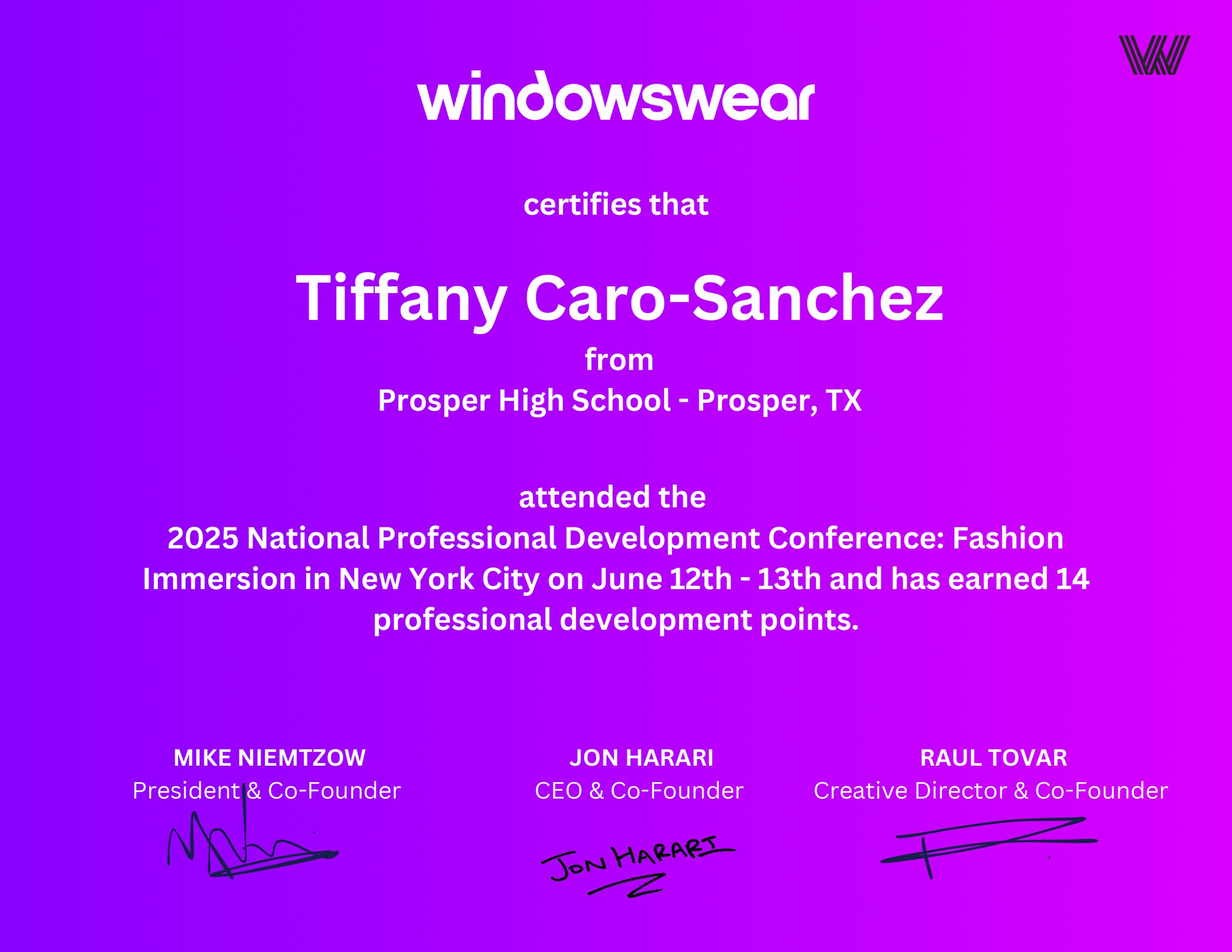 TIFFANY CARO-SANCHEZ