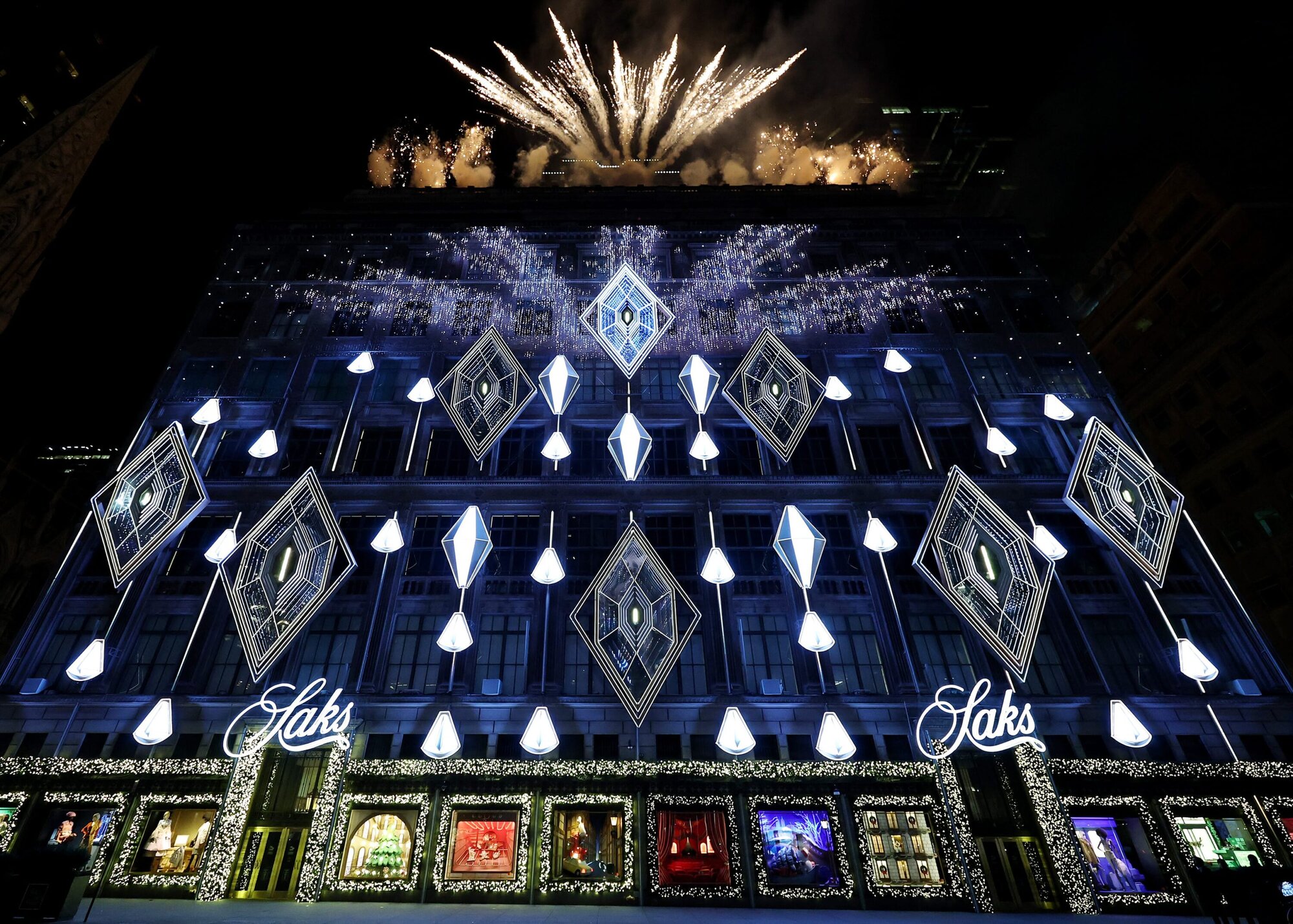 Saks Fifth Avenue Unveils Dazzling Holiday Light Show and Windows ...