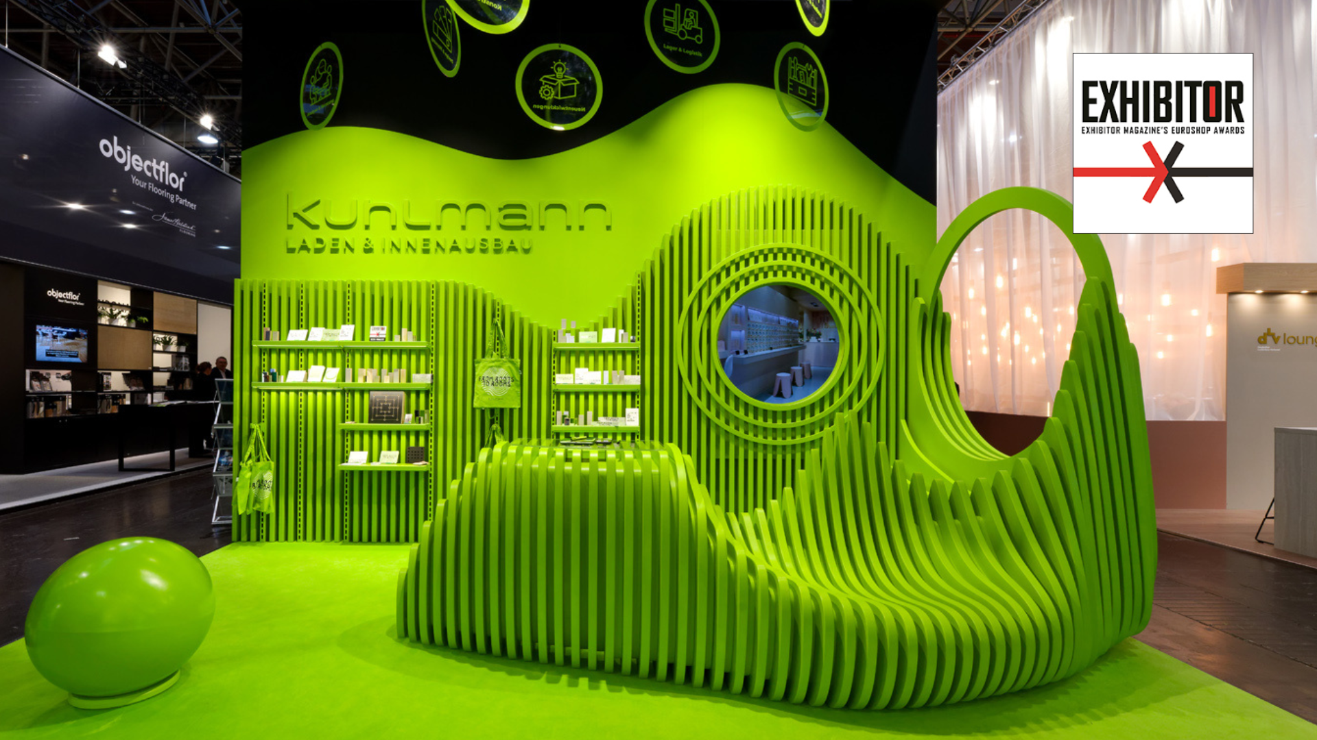 Kuhlmann Laden- & Innenausbau was honoured with the EXHIBITOR Mag EuroShop Award | Gold in the XS category