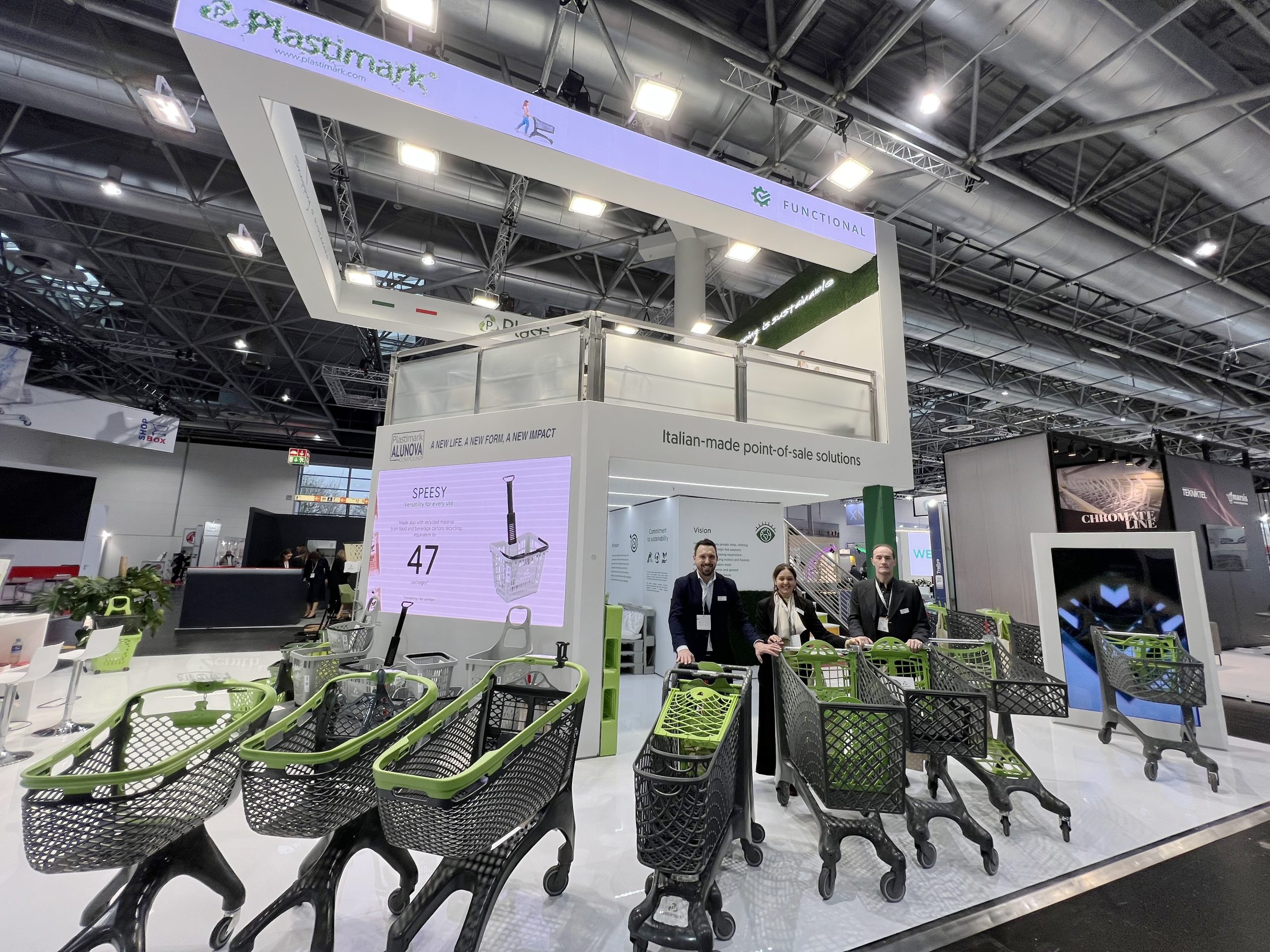 Plastimark SpA: AluNova and Luma Take Center Stage at EuroShop 2026