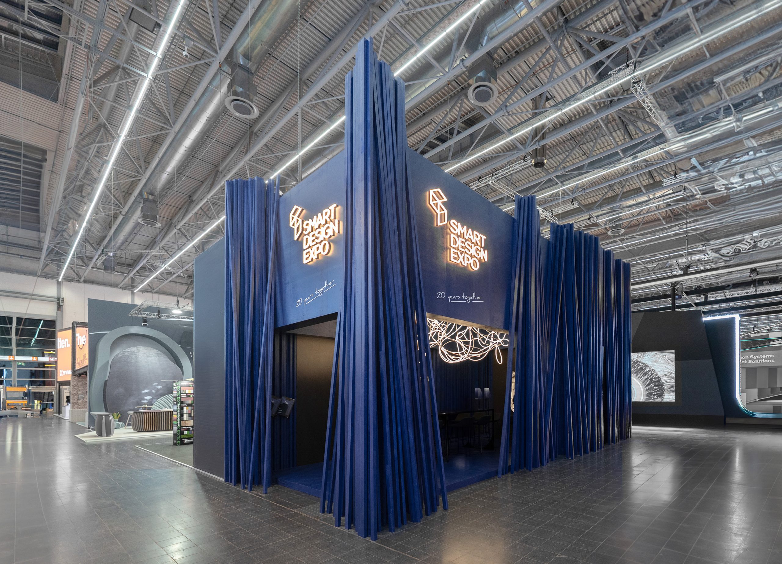 From a Single Beam to a Spatial Installation