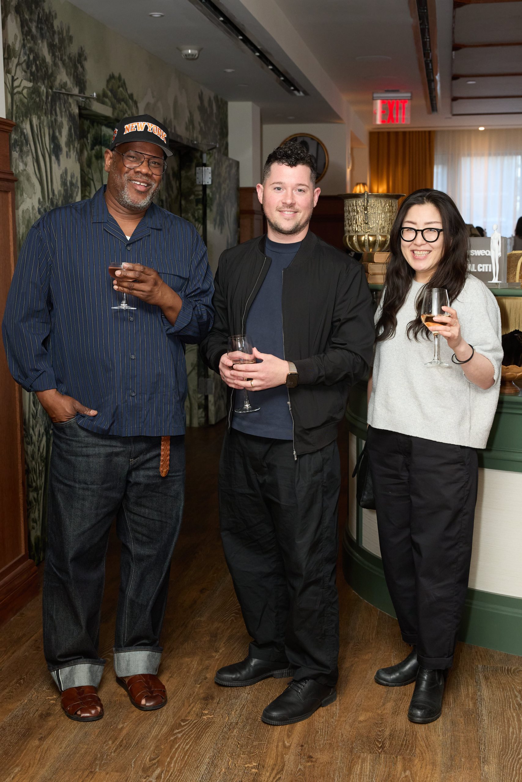 WindowsWear Summer Bash 2026 — Brian Clements, Visual Manager (Saks) · Dan Stafford, Director of Visual (Saks Fifth Avenue) · Akiko Isomoto, Sr. Manager, Visual Design, Production and Projects (Saks Fifth Avenue)