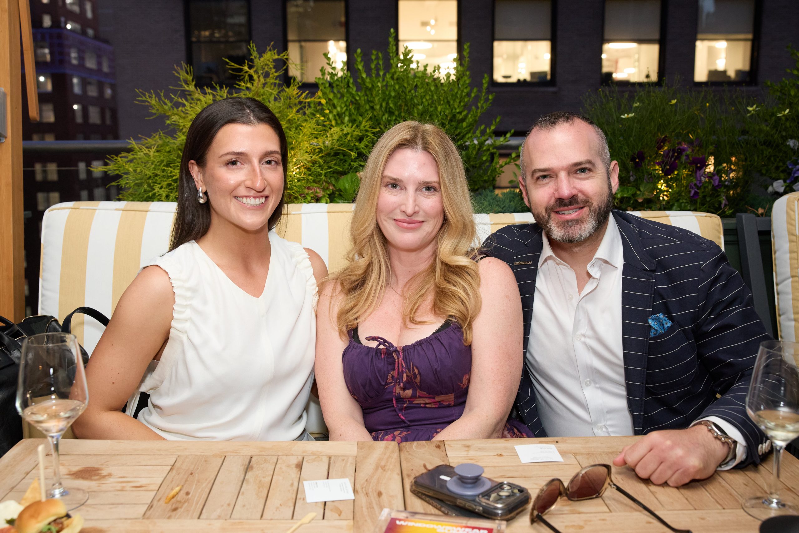 WindowsWear Summer Bash 2026 — Madeline O'Donnell, Visual Merchandising Assistant Project Manager (Cartier) · Tamara Gill, Visual Merchandising Project Leader (Cartier) · Jon Harari, CEO (WindowsWear)
