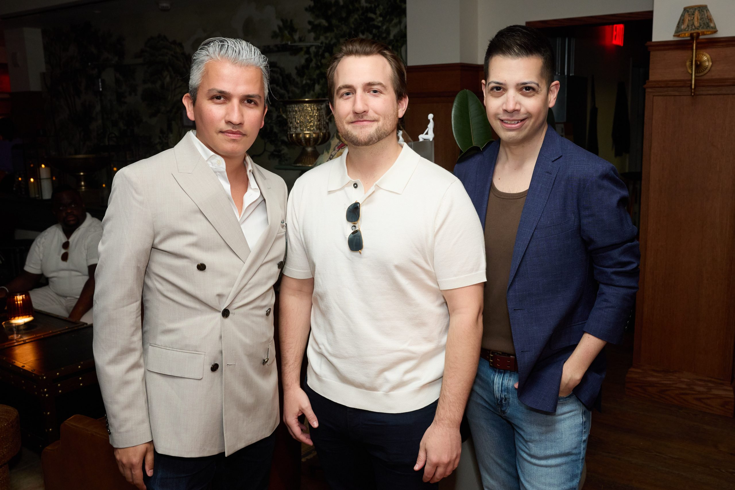 WindowsWear Summer Bash 2026 — Raul Tovar, Co-Founder & Creative Director (WindowsWear) · Chase Webber · Mel Montanez, Retail Training and Programs Execution Manager (Burberry)