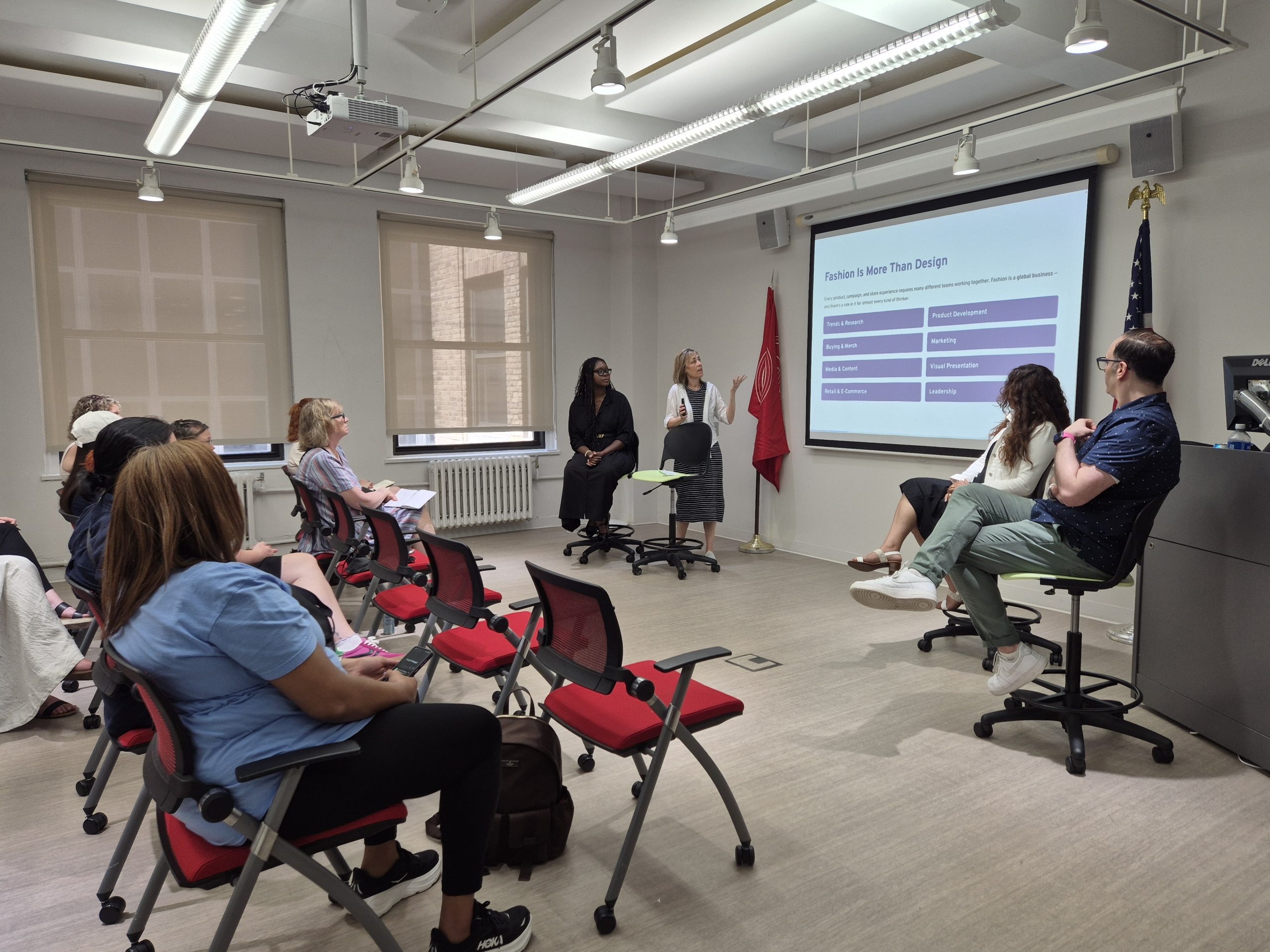 Career pathways panel at LIM College