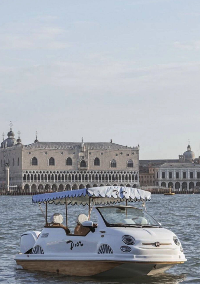 Dior Venice motorboat